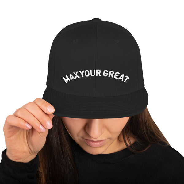 Max Your Great Snapback Hat - 7 Colors - LiVit BOLD