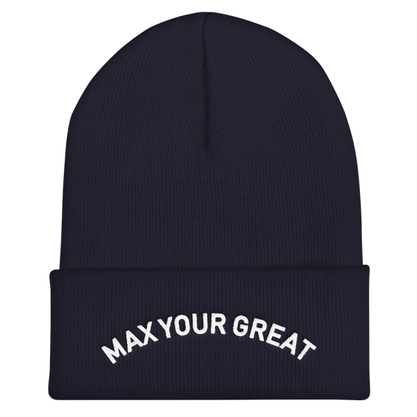 Max Your Great Cuffed Beanie - 5 Colors - LiVit BOLD