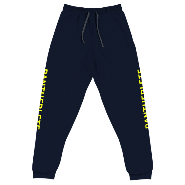 Pantherlete Athletics Unisex Joggers. Printed on Both Sides of Legs Up and Down Style - 4 Colors - LiVit BOLD