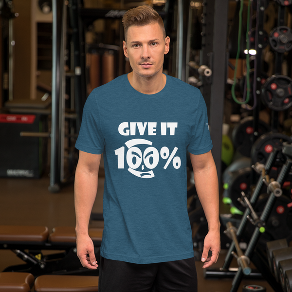 Give It 100% Short-Sleeve Unisex T-Shirt - 19 Colors - LiVit BOLD