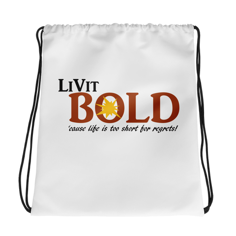 LiVit BOLD Drawstring bag - LiVit BOLD