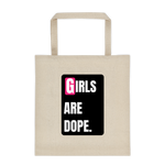 Girls Are Dope (GAD) Tote bag with front and back (GAD) logo. - LiVit BOLD