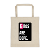 Girls Are Dope (GAD) Tote bag with front and back (GAD) logo. - LiVit BOLD