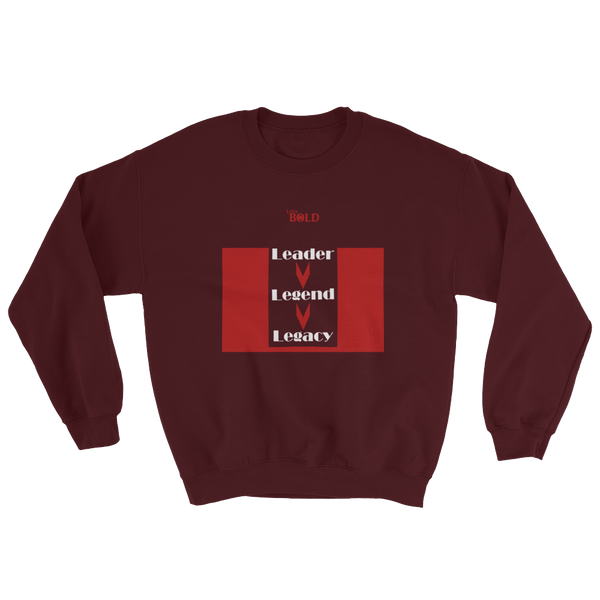 Leader.Legend.Legacy Unisex Sweatshirt - 7 Colors - LiVit BOLD - LiVit BOLD