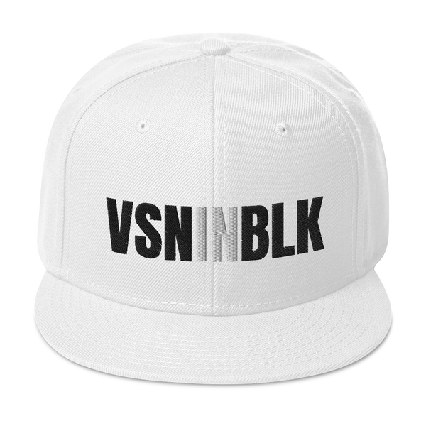 VSNINBLK Snapback Hat - 8 Colors - LiVit BOLD