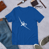 Big Dream Girl Ribbon Bow Plane Design Short-Sleeve Unisex T-Shirt - 8 Colors - LiVit BOLD
