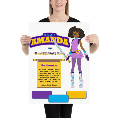 Star Amanda Photo Paper Poster - Size 18x24 - LiVit BOLD