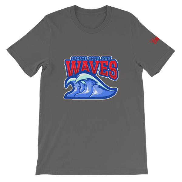 Create Your Own Waves - Short-Sleeve Unisex T-Shirt - 13 Colors - LiVit BOLD