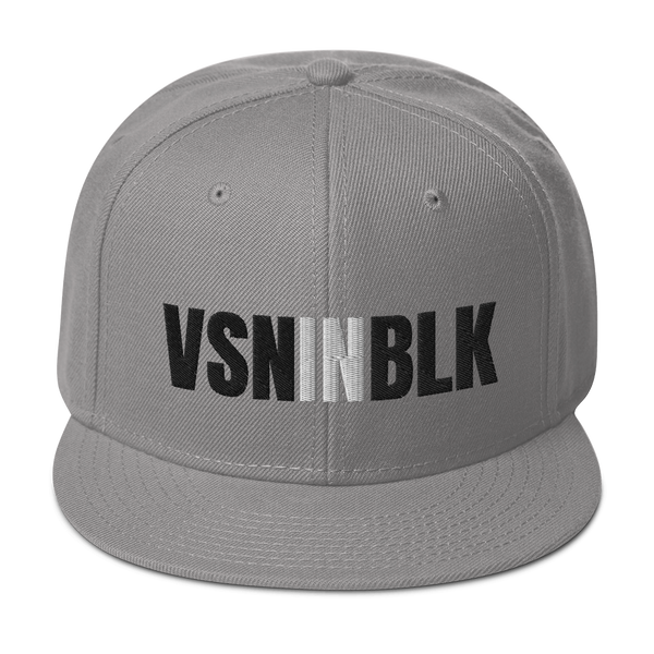 VSNINBLK Snapback Hat - 8 Colors - LiVit BOLD