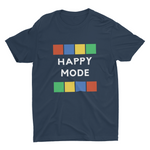 Happy Mode Unisex T-Shirt (Black and Navy Colors)