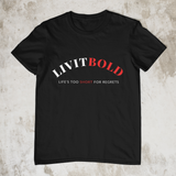LiVit BOLD Red & White Style Unisex T-Shirt (3 Colors)