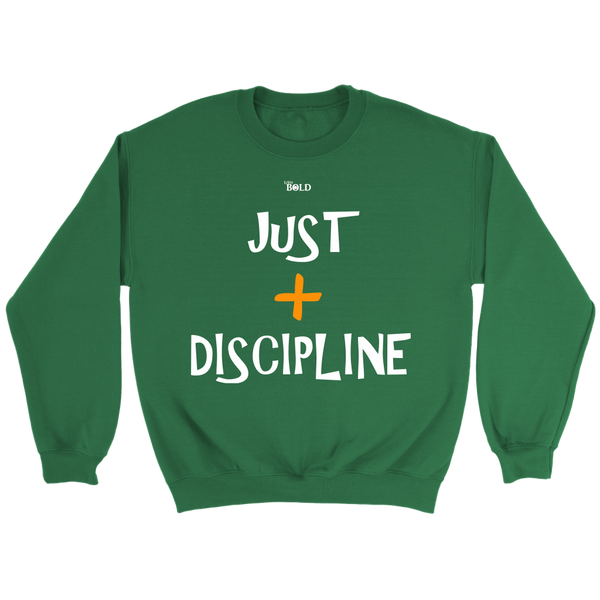 Just Add Discipline Unisex Crewneck Sweathshirt - 7 Colors - LiVit BOLD - LiVit BOLD