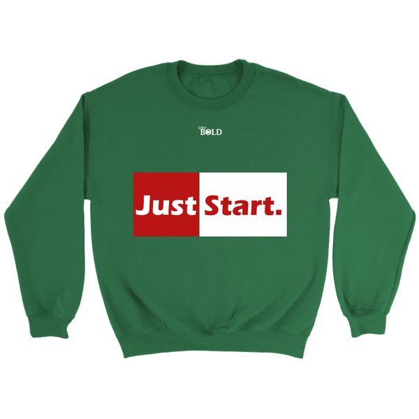 Just Start Unisex Sweatshirt - LiVit BOLD - 8 Colors - LiVit BOLD