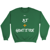 Just Add Gratitude Unisex Crewneck Sweatshirt - LiVit BOLD - 7 Colors - LiVit BOLD