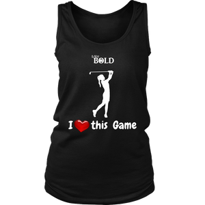 LiVit BOLD District Women's Tank - I Heart this Game - Golf - LiVit BOLD