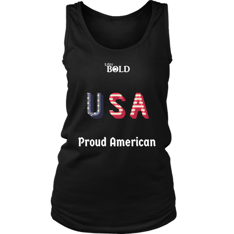 LiVit BOLD District Women's Tank - Proud American - LiVit BOLD