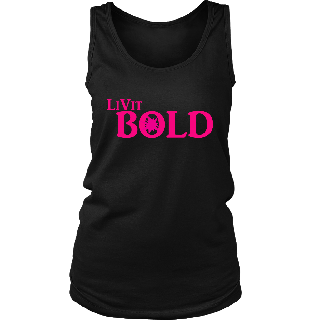 LiVit BOLD District Women's Tank - Hot Pink - LiVit BOLD