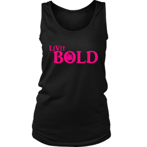 LiVit BOLD District Women's Tank - Hot Pink - LiVit BOLD