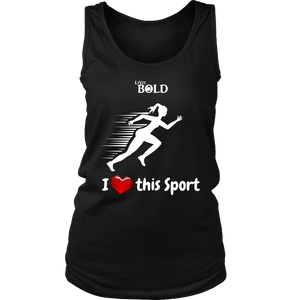 LiVit BOLD District Women's Tank - I heart this Sport - Track & Field - LiVit BOLD