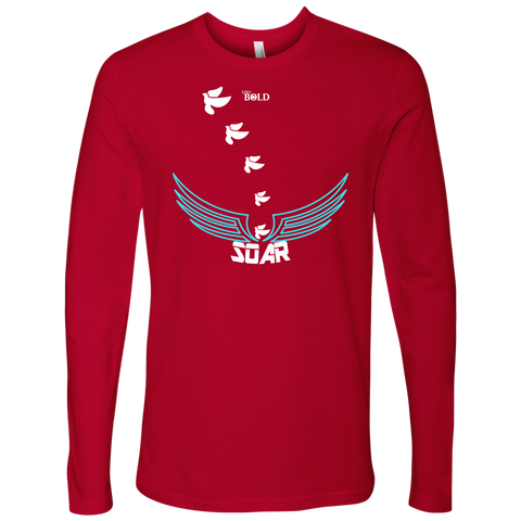 SOAR! Ver 2 - Men's  Long Sleeve Top - 6 Colors - LiVit BOLD