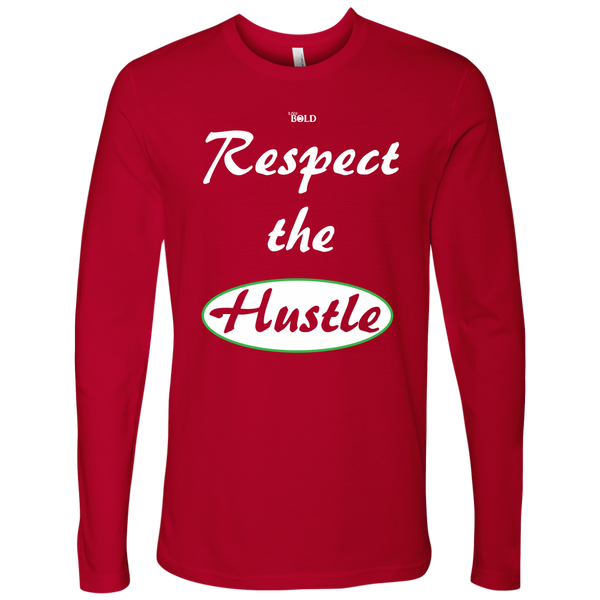 Respect The Hustle - Men's Long Sleeve Top - LiVit BOLD - 6 Colors - LiVit BOLD