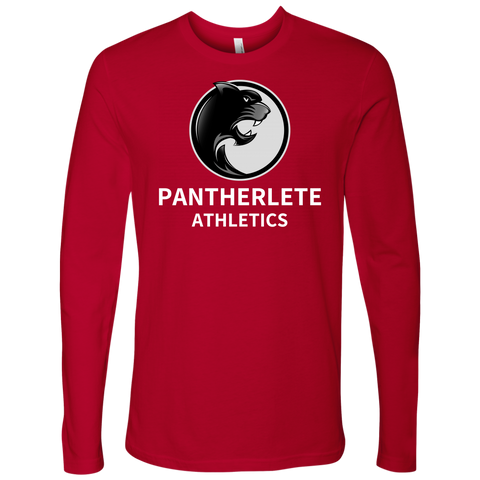 Pantherlete Athletics Men's Long Sleeve Top - Red - LiVit BOLD