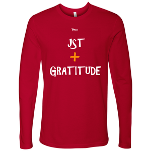 Just Add Gratitude Men's Long Sleeve Top - LiVit BOLD - 6 Colors - LiVit BOLD