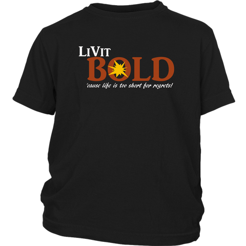 LiVit BOLD District Youth Shirt w/ tag line - LiVit BOLD