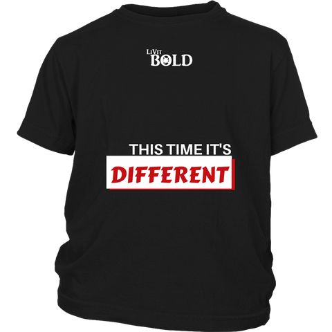 This Time It's Different Youth T-Shirt  - LiVit BOLD - 4 Colors - LiVit BOLD
