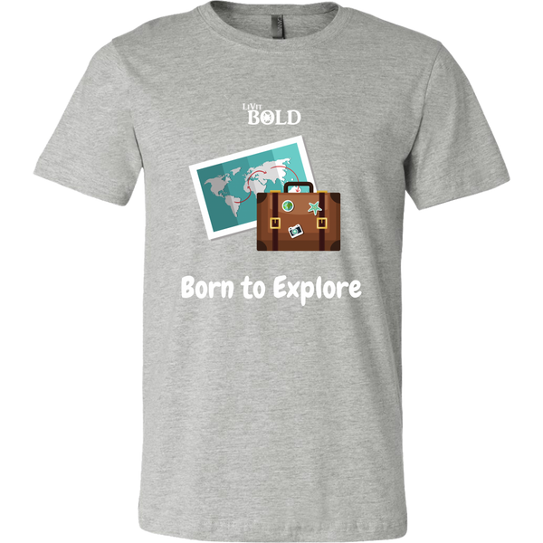 LiVit BOLD Canvas Men's Shirt - Born to Explore - LiVit BOLD