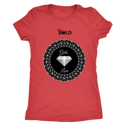 LiVit BOLD - Girls Love Diamond T-Shirt - LiVit BOLD