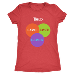 Live, Love & Laugh Women's T-Shirt - LiVit BOLD - LiVit BOLD