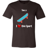 LiVit BOLD Canvas Men's Shirt - I Heart This Sport - Skateboard - LiVit BOLD