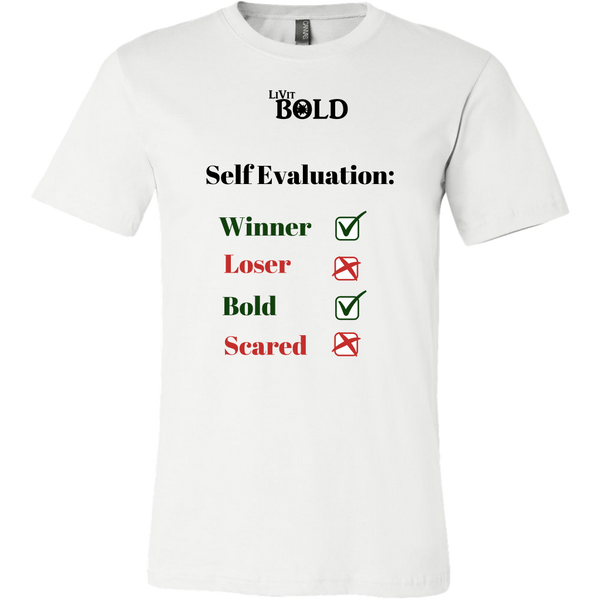 LiVit BOLD Canvas Men's Shirt - Self Evaluation - LiVit BOLD