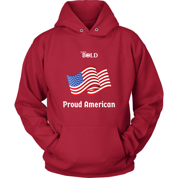 LiVit BOLD Hoodies for Men & Women - Proud American - LiVit BOLD