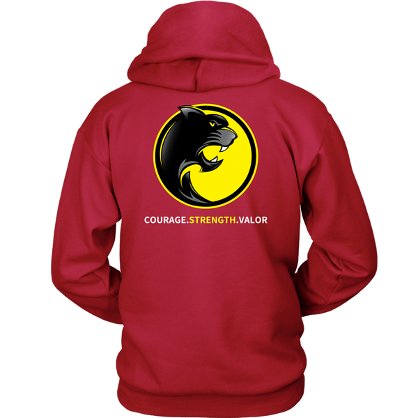 Pantherlete Front and Back Print Unisex Hoodie - 11 Colors - LiVit BOLD