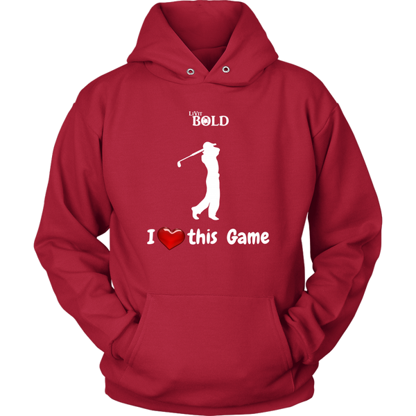 LiVit BOLD Hoodie - I Heart this Game - Golf - LiVit BOLD