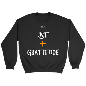 Just Add Gratitude Unisex Crewneck Sweatshirt - LiVit BOLD - 7 Colors - LiVit BOLD