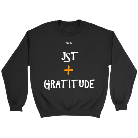 Just Add Gratitude Unisex Crewneck Sweatshirt - LiVit BOLD - 7 Colors - LiVit BOLD