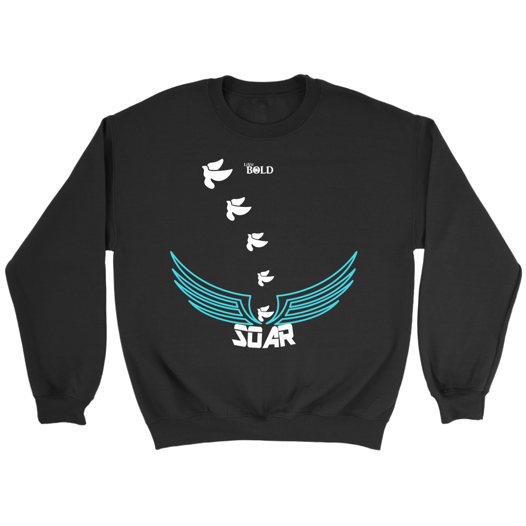 Soar! Unisex Crewneck Sweatshirt - LiVit BOLD - 7 Colors - LiVit BOLD