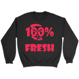 100% FRESH - Unisex Crewneck Sweatshirt - LiVit BOLD - 4 Colors - LiVit BOLD