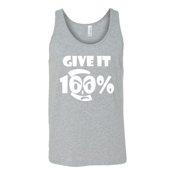 Give It 100% Unisex Tank - 6 Colors - LiVit BOLD