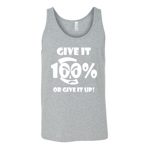 Give It 100% Or Give It Up - Unisex Tank - LiVit BOLD - 4 Colors - LiVit BOLD