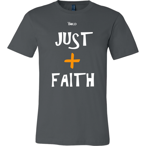 Just Add Faith Men's T-Shirt - LiVit BOLD - 17 Colors - LiVit BOLD