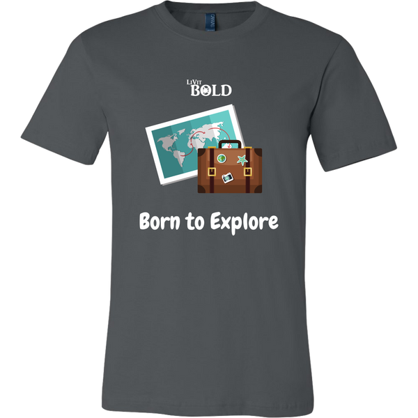 LiVit BOLD Canvas Men's Shirt - Born to Explore - LiVit BOLD