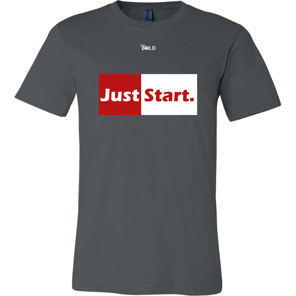 Just Start Men's T-Shirt - LiVit BOLD - 13 Colors - LiVit BOLD