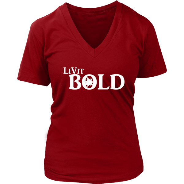 LiVit BOLD District Women's V-Neck Shirt - LiVit BOLD