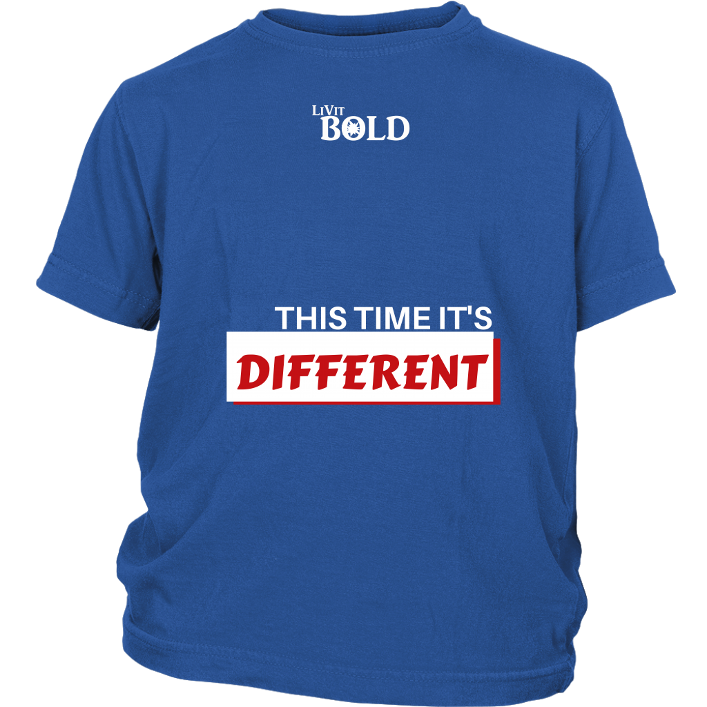 This Time It's Different Youth T-Shirt  - LiVit BOLD - 4 Colors - LiVit BOLD