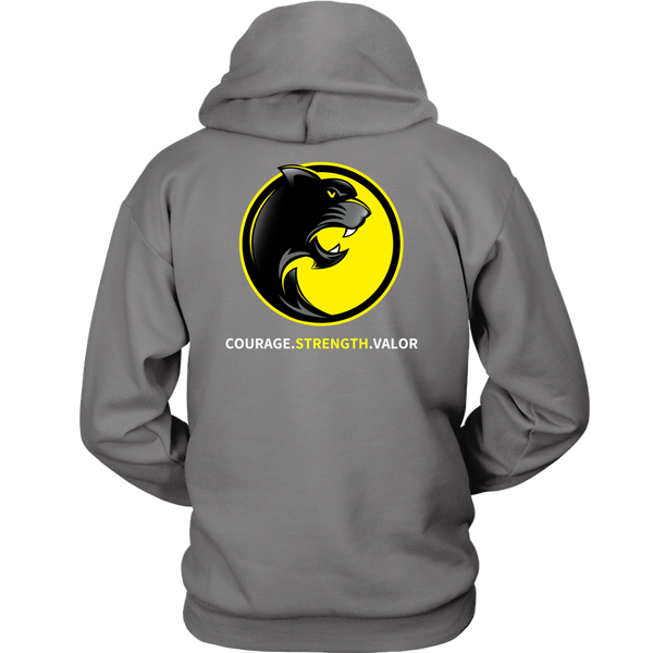 Pantherlete Front and Back Print Unisex Hoodie - 11 Colors - LiVit BOLD