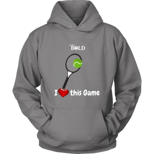 LiVit BOLD Hoodies for Men & Women - I Heart this Game - Tennis - LiVit BOLD